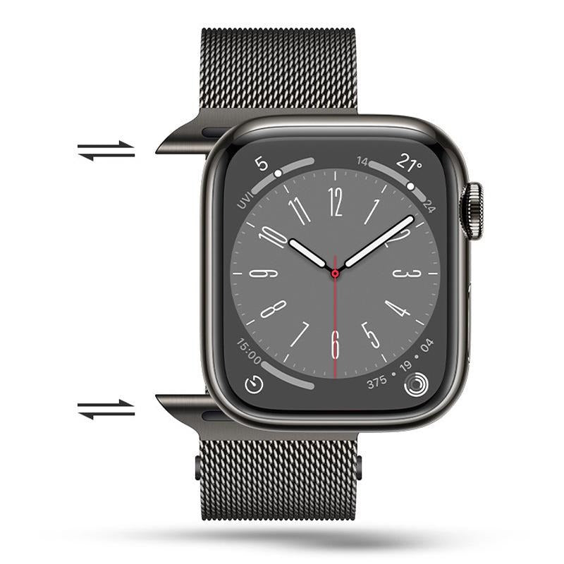 For milanese apple watch band diy gold-black