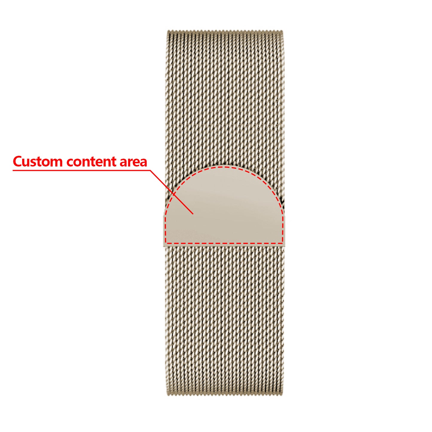 For milanese apple watch band diy gold-black