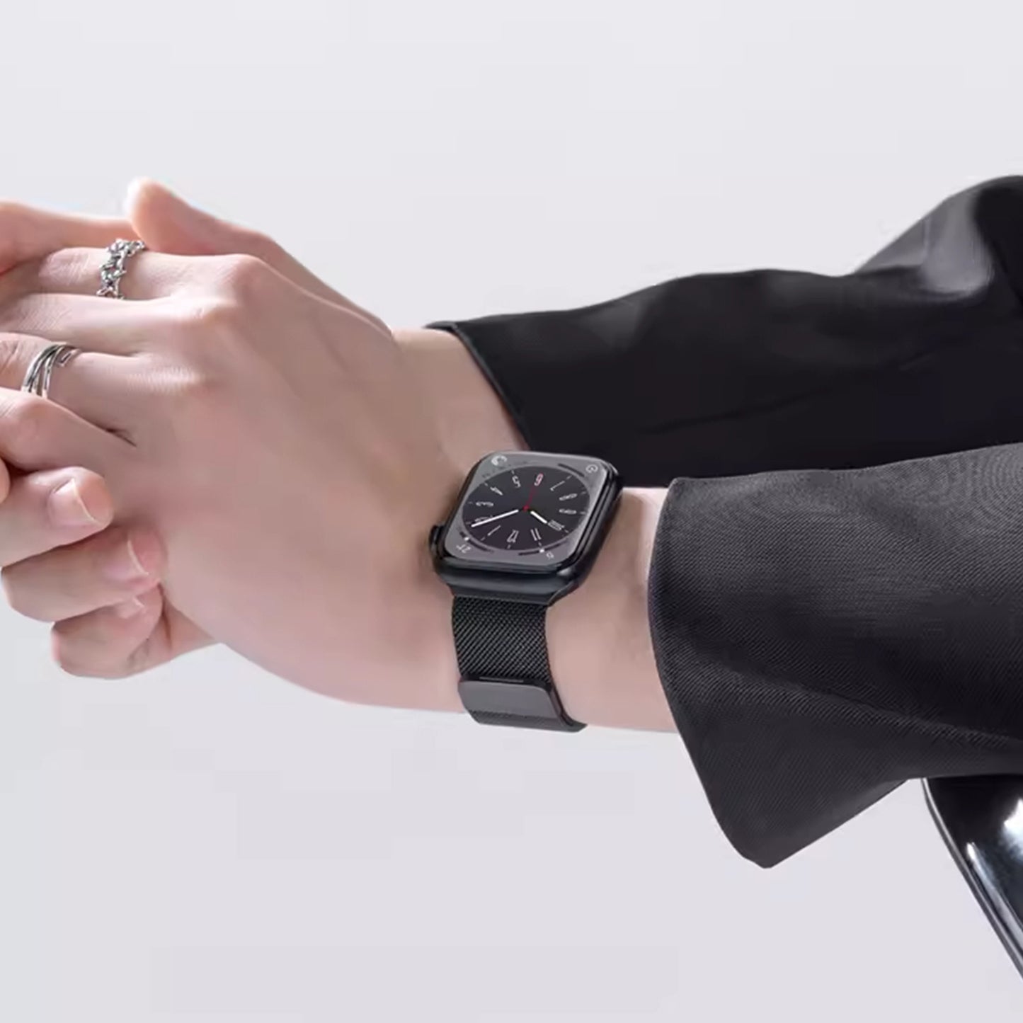 For Apple watch Double magnetic Milanese diy | Kalebol®