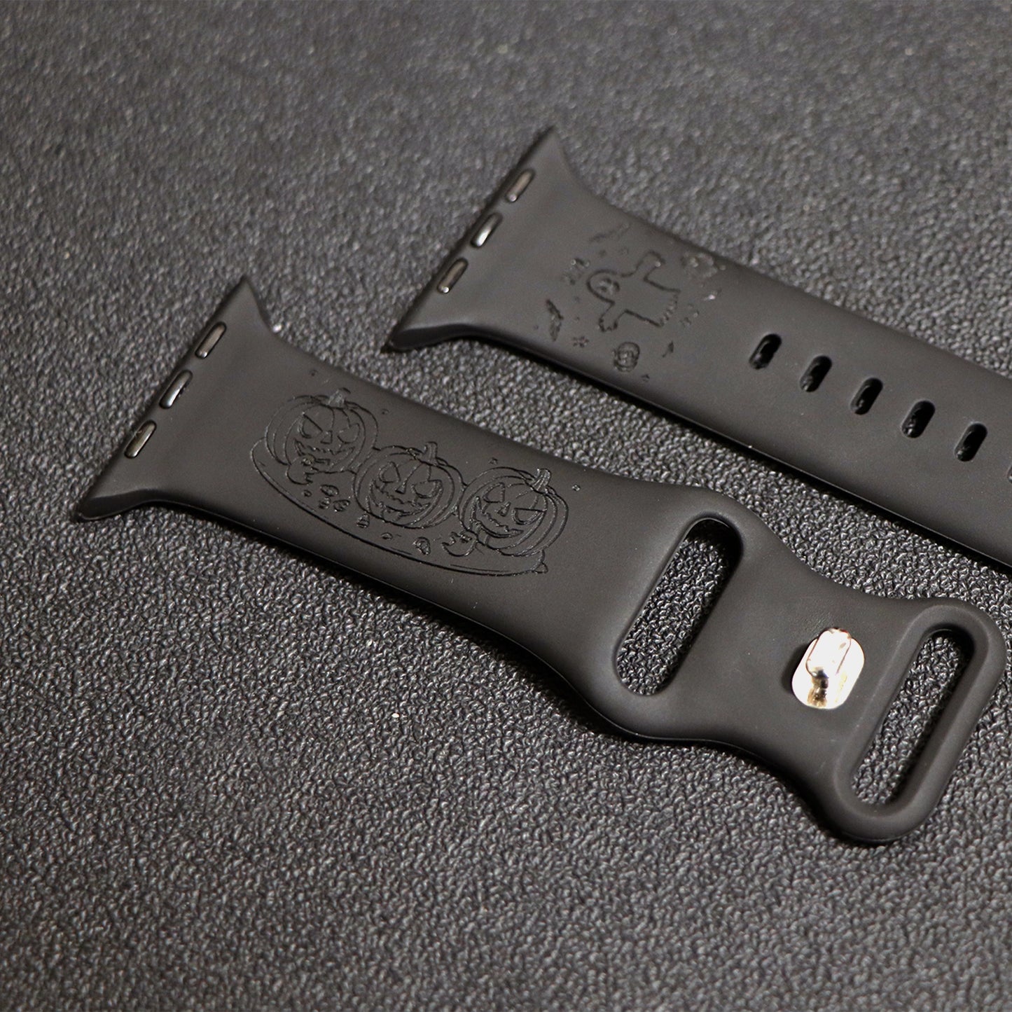 Halloween Engraved Silicone Apple Watch Band| Kalebol®