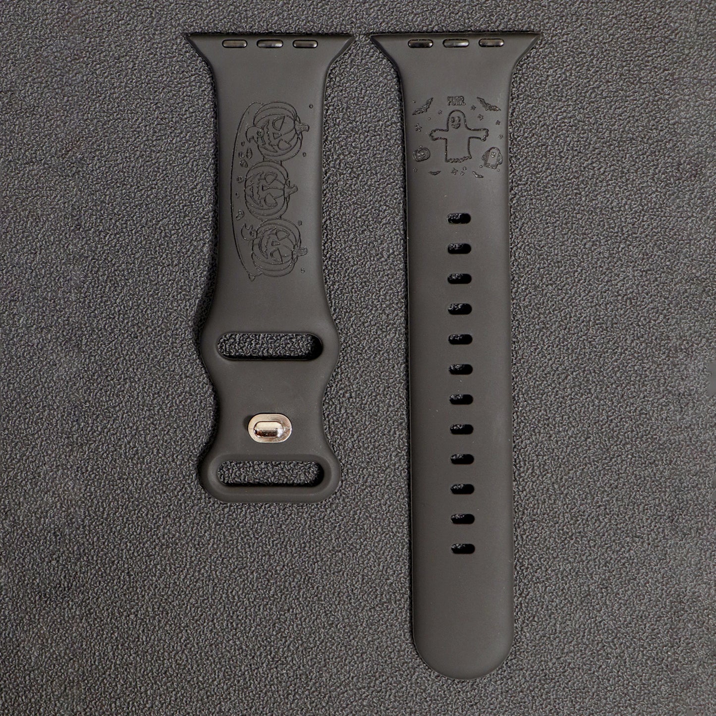 Halloween Engraved Silicone Apple Watch Band| Kalebol®