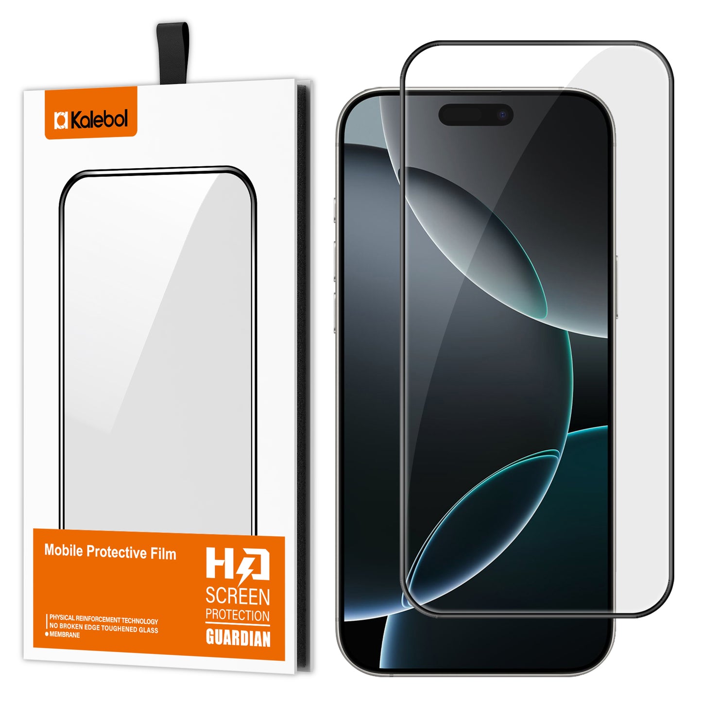 For iPhone 16 Pro Thick Glue High Aluminum Tempered Glass Film | Kalebol®