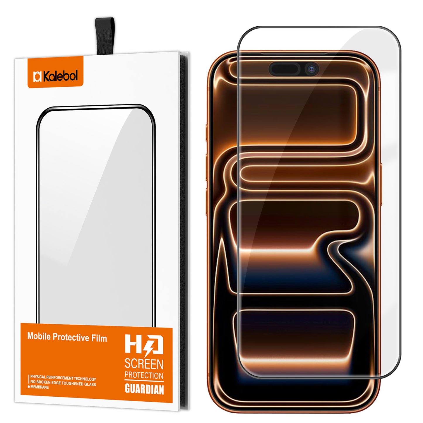For iPhone 17 Pro Thick Glue High Aluminum Tempered Glass Film | Kalebol®