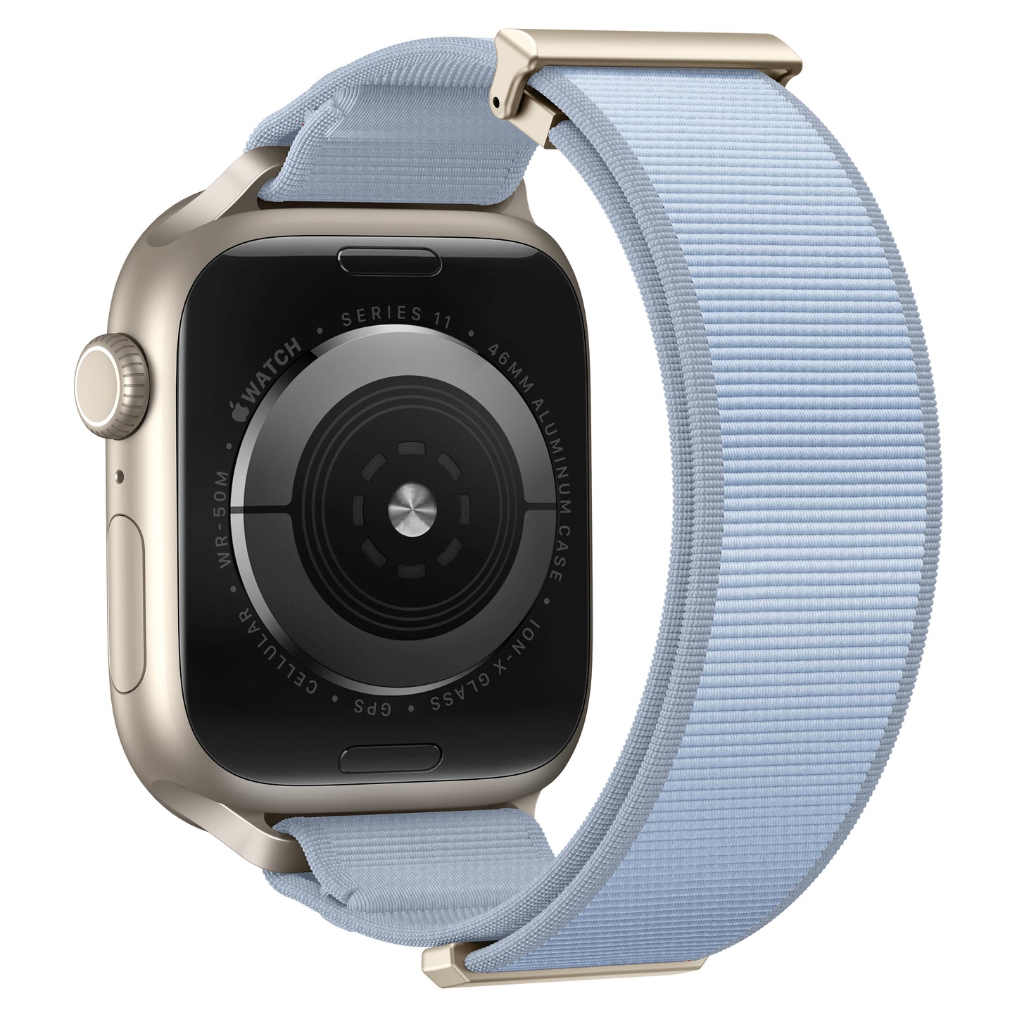 Soft magnetic nylon watch strap
