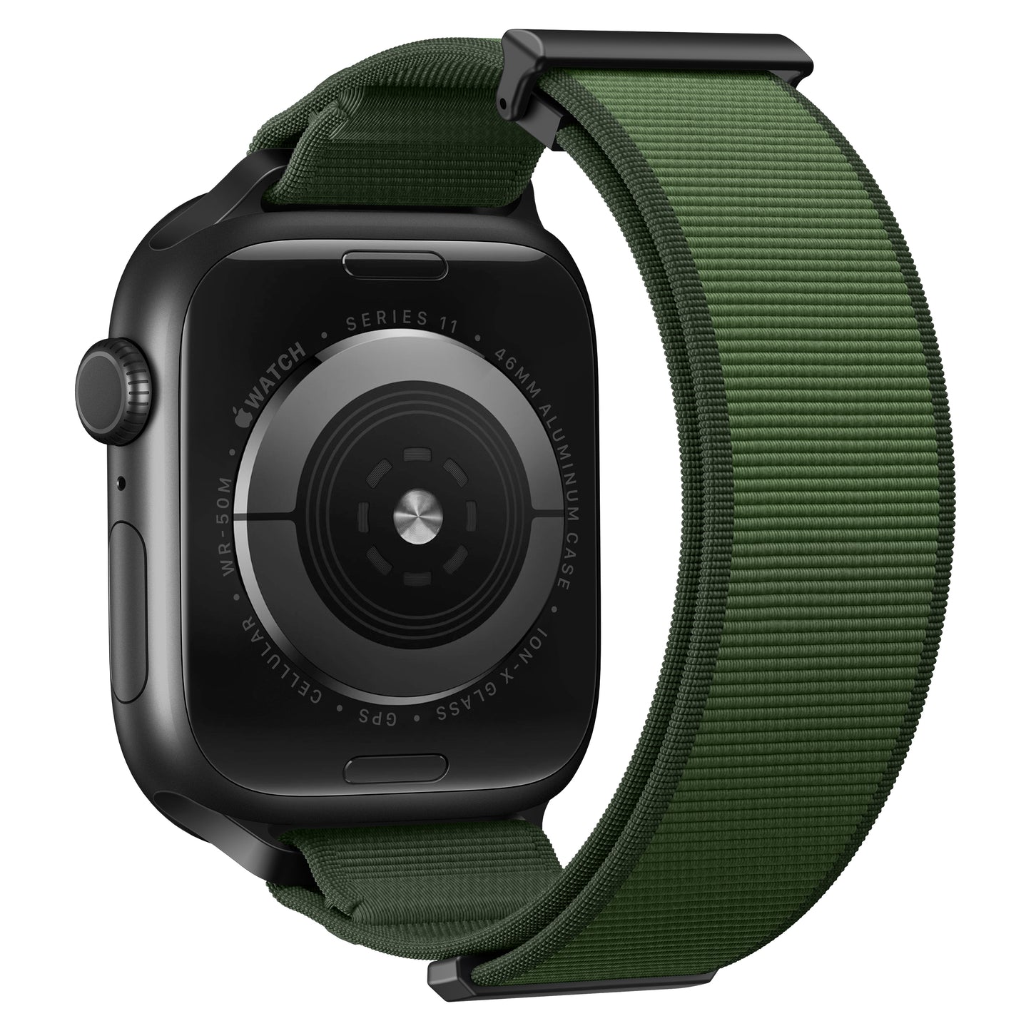 Soft magnetic nylon watch strap