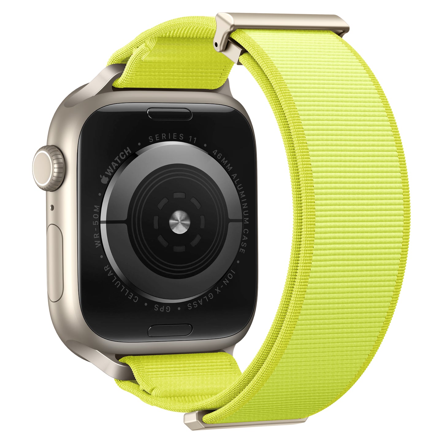 Soft magnetic nylon watch strap