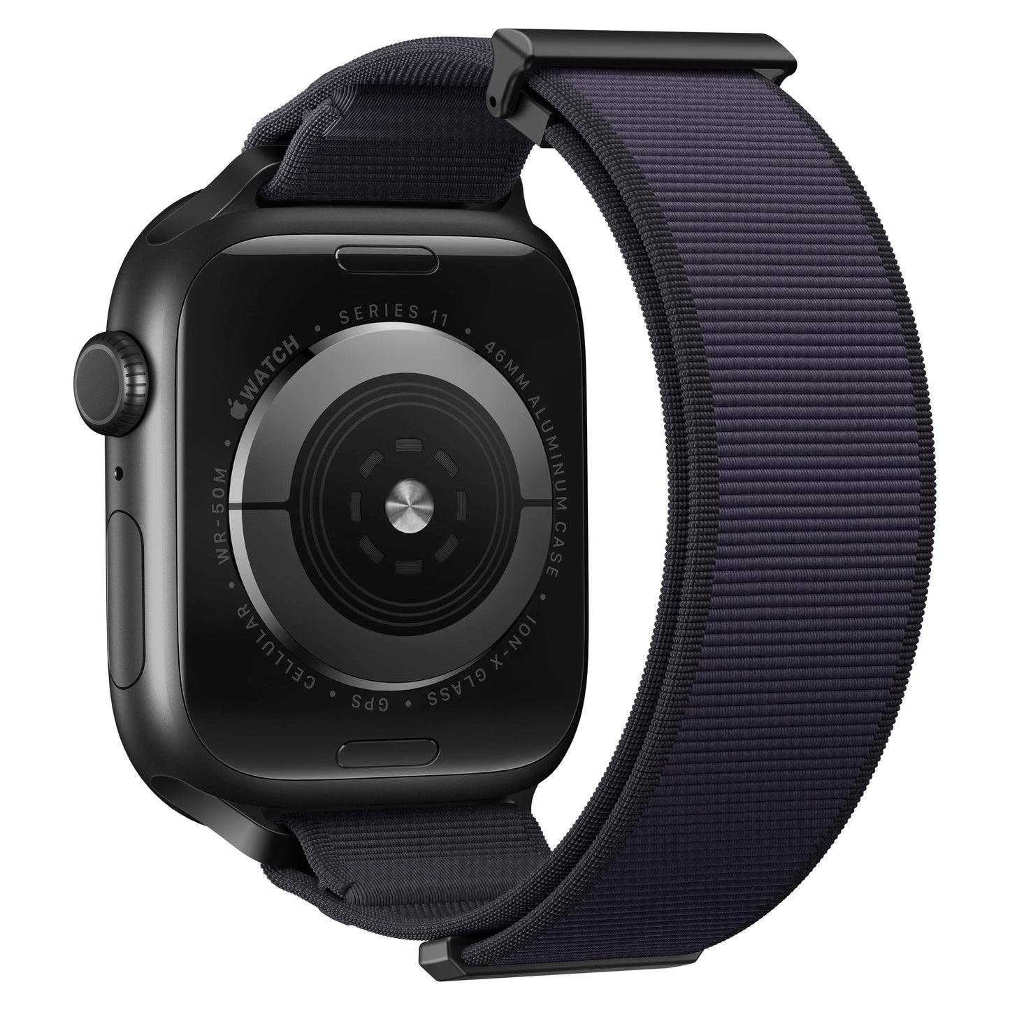 Soft magnetic nylon watch strap