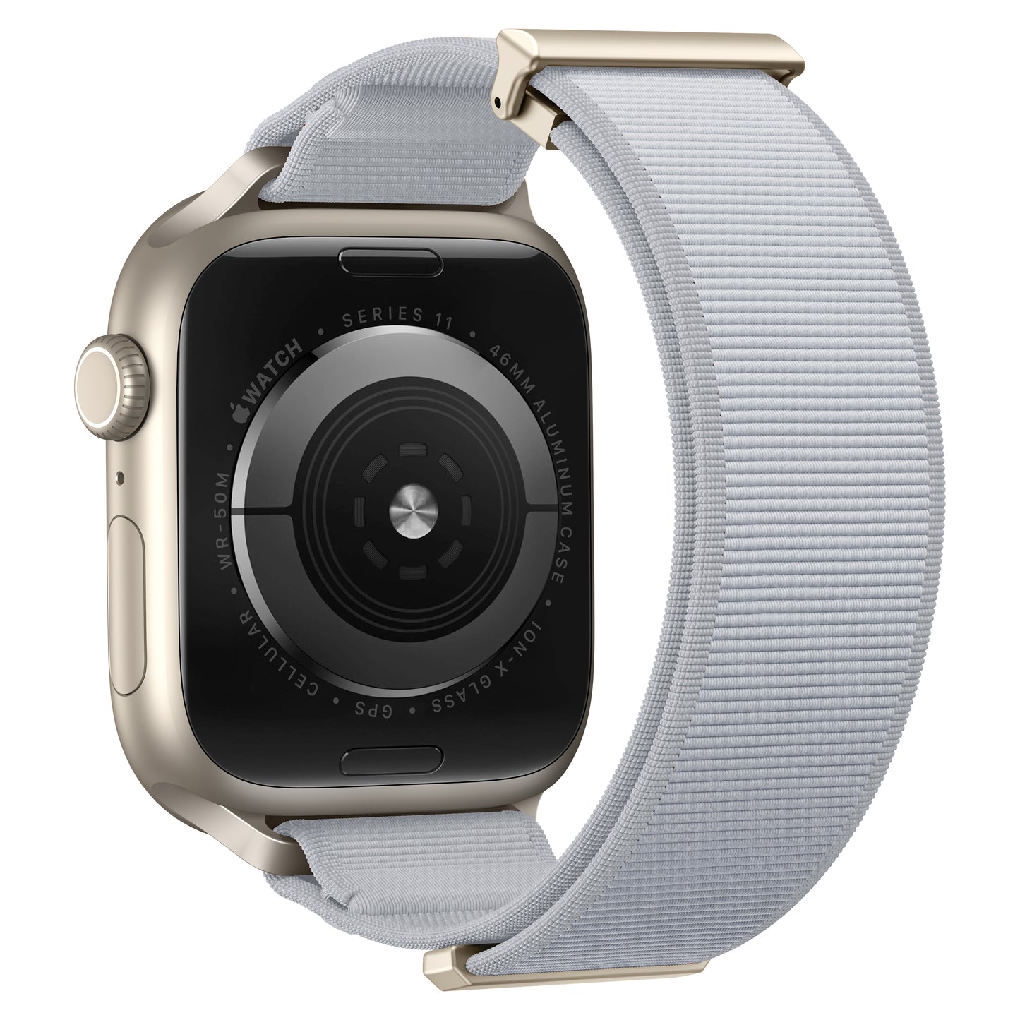Soft magnetic nylon watch strap