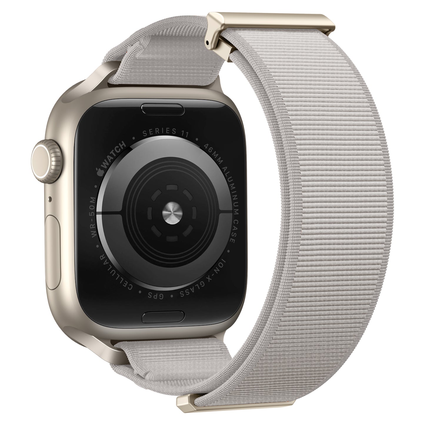 Soft magnetic nylon watch strap