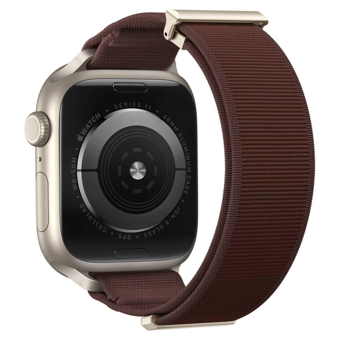 Soft magnetic nylon watch strap