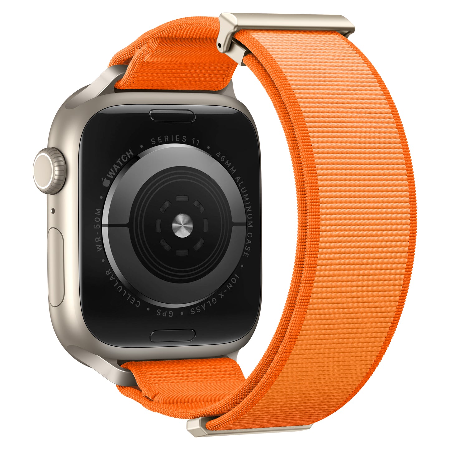 Soft magnetic nylon watch strap