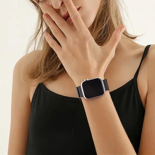 For Apple watch Double magnetic Milanese diy | Kalebol®