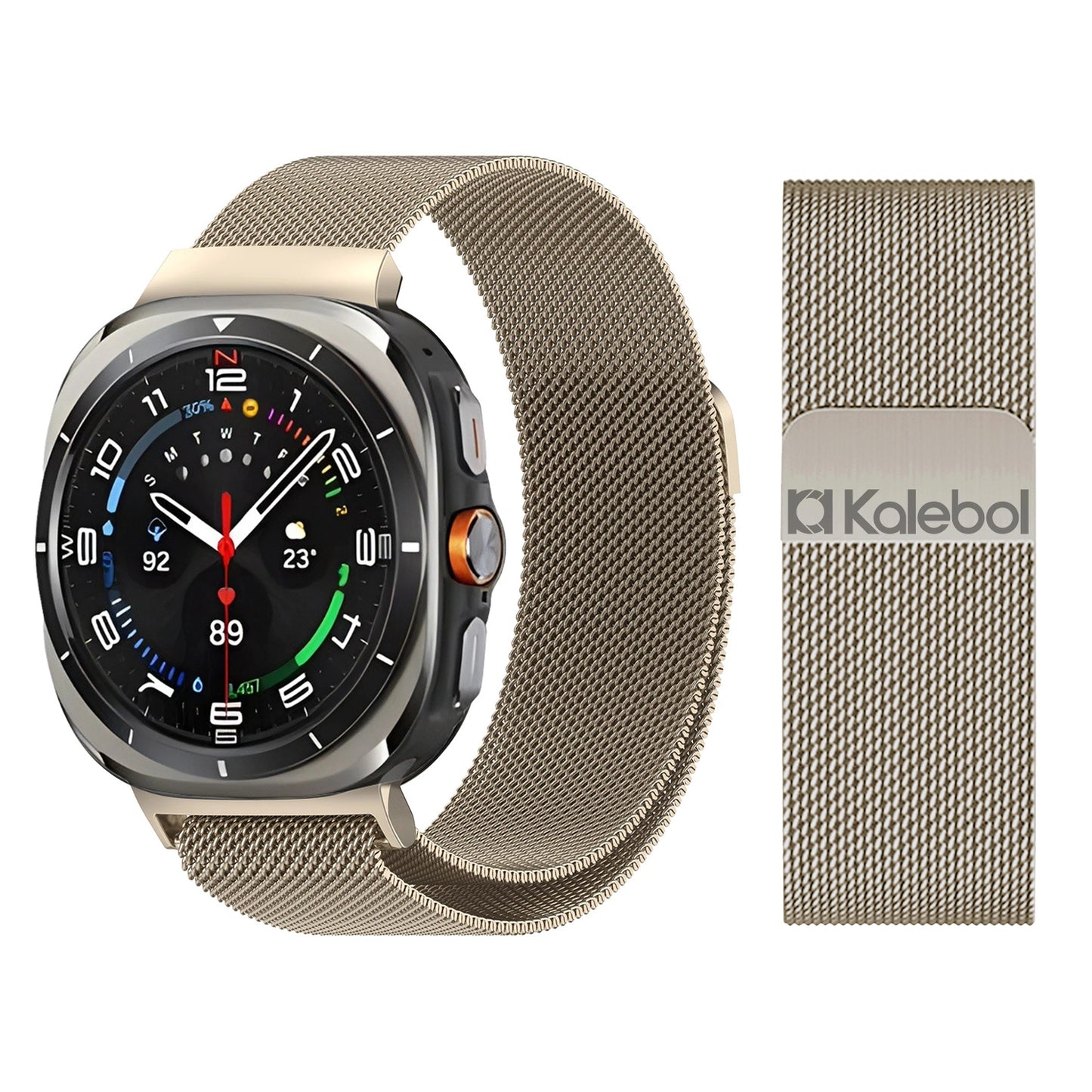 For Samsung Galaxy Watch Ultra 47mm Milanese Magnetic Strap
