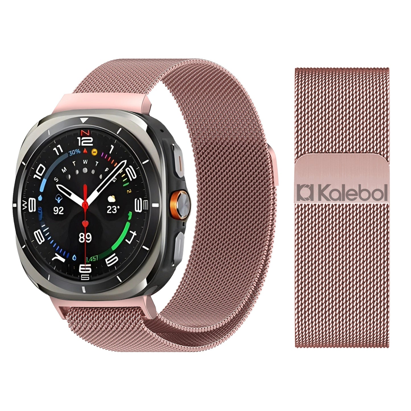 For Samsung Galaxy Watch Ultra 47mm Milanese Magnetic Strap