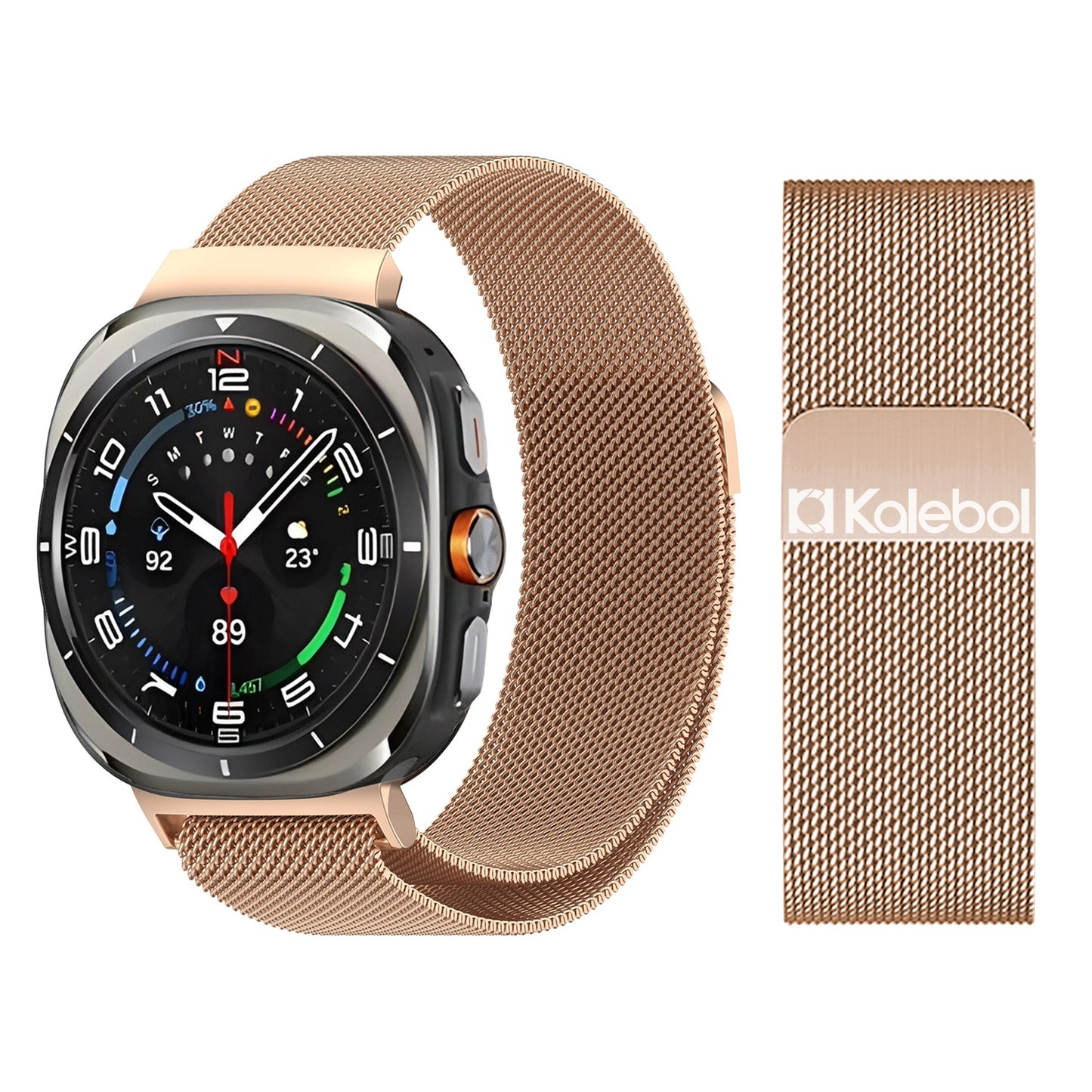 For Samsung Galaxy Watch Ultra 47mm Milanese Magnetic Strap