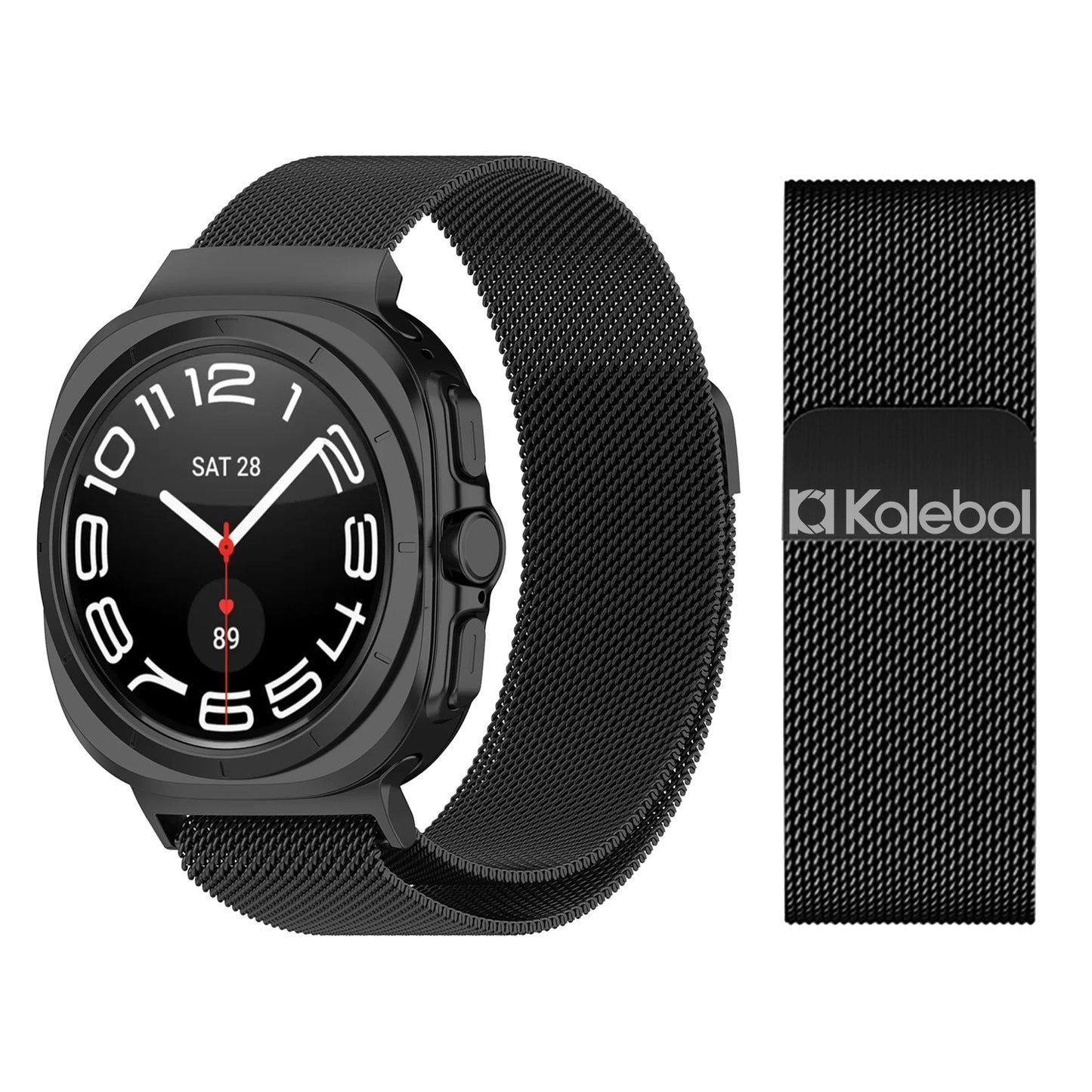 For Samsung Galaxy Watch Ultra 47mm Milanese Magnetic Strap