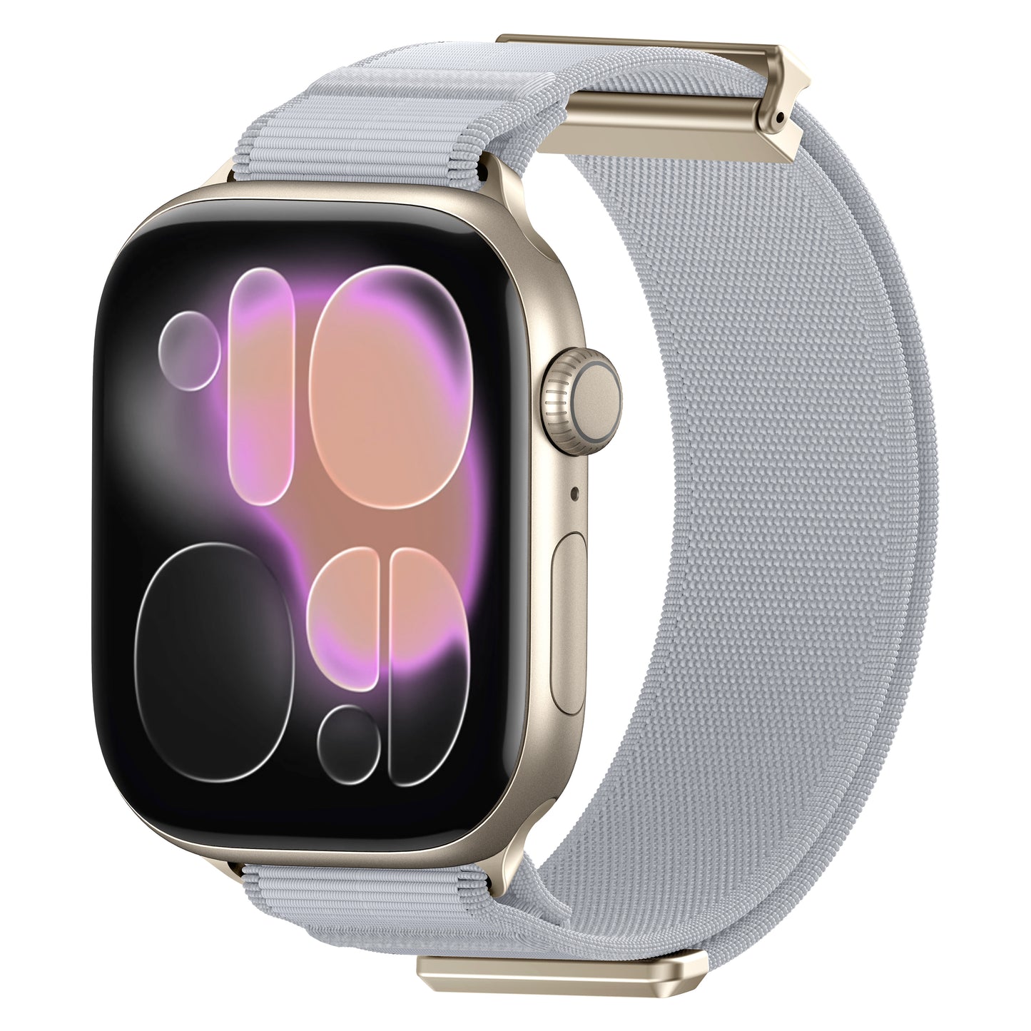 Soft magnetic nylon watch strap