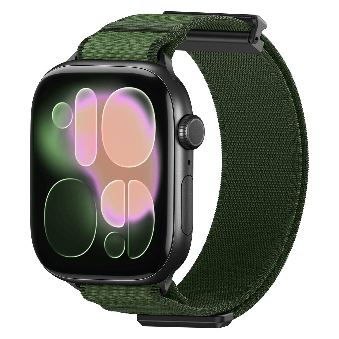 Soft magnetic nylon watch strap