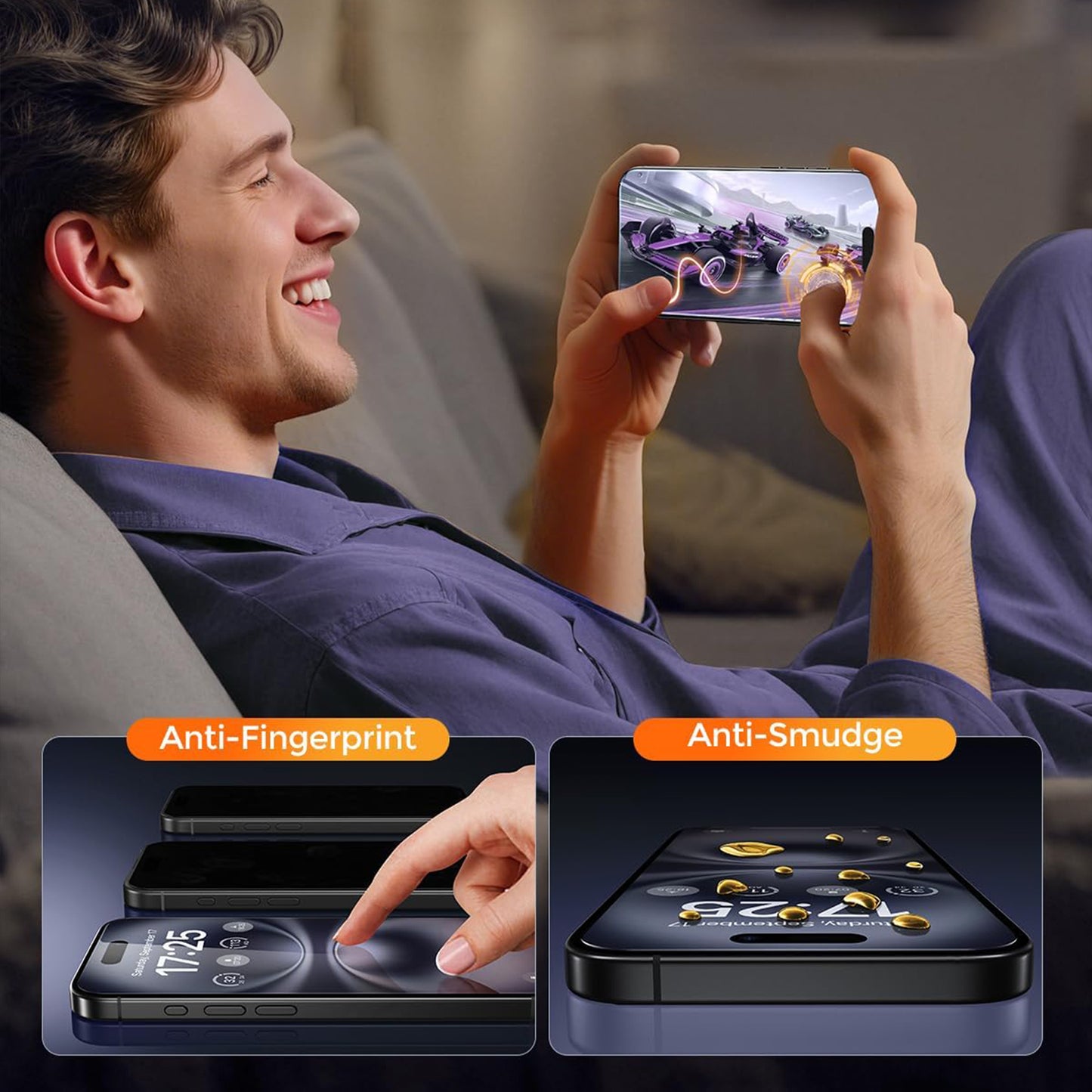 For iPhone Air Thick Glue High Aluminum Tempered Glass Film | Kalebol®