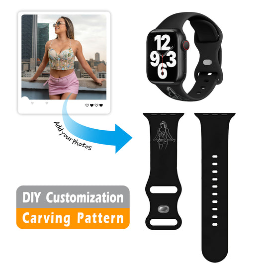 For Apple Watch Silicone Band diy | Kalebol®