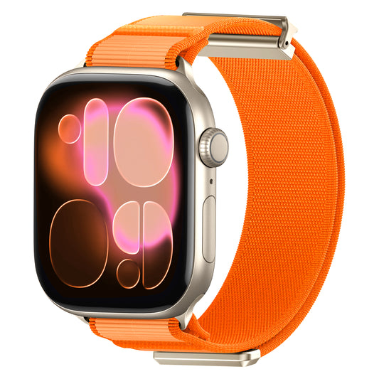 Soft magnetic nylon watch strap